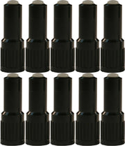 DURAFORCE Dill 686P 3/4" Nylon Valve Extensions Pack of 10 - Durable Tire Valve Caps