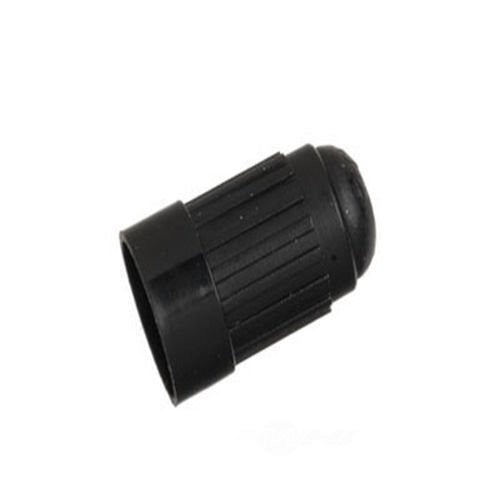 DURAFORCE Schrader 20595 TPMS Valve Cap Black Plastic with O-Ring 100 Pack