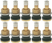 DURAFORCE Dill TR501 1.5" Brass Tubeless Truck Valve Stem Clamp-in Pack of 10 (.625)