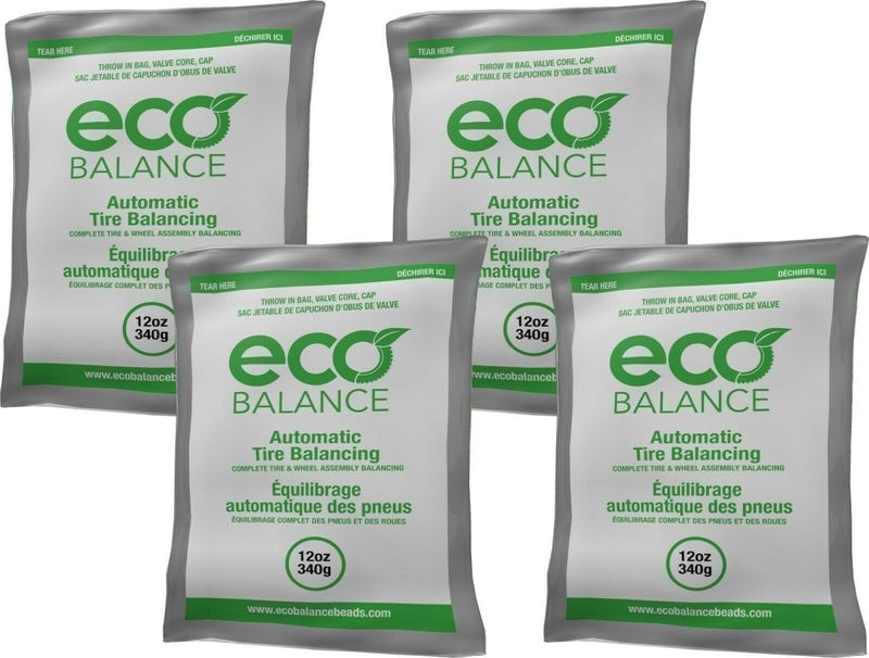 DURAFORCE ECO Balance 12EB Tire Balancing Beads 12oz 4 Bags for Smooth Ride