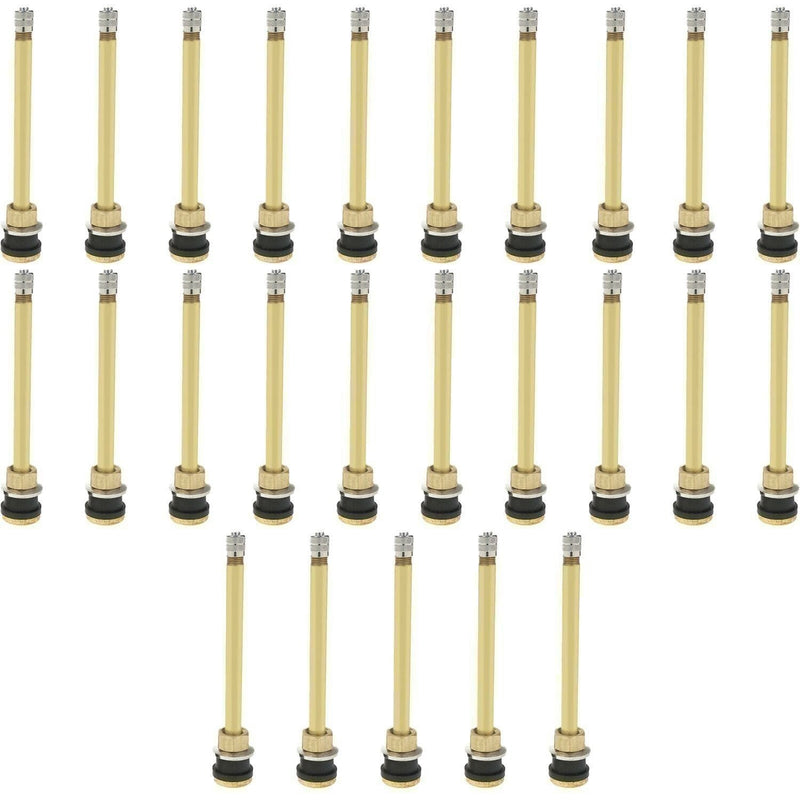 DURAFORCE TR573 4-3/8" Brass Tubeless Truck Tire Valve Stem Clamp Pack of 25