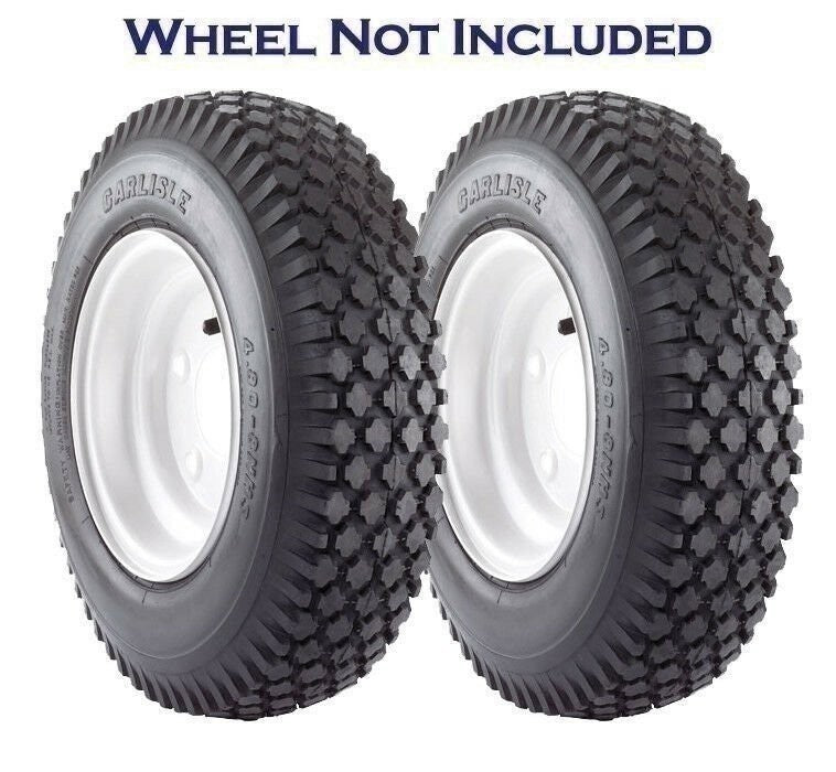 DURAFORCE Carlisle Stud Utility Tire 4.10-4 2-Ply Pack of 2 Durable Tires