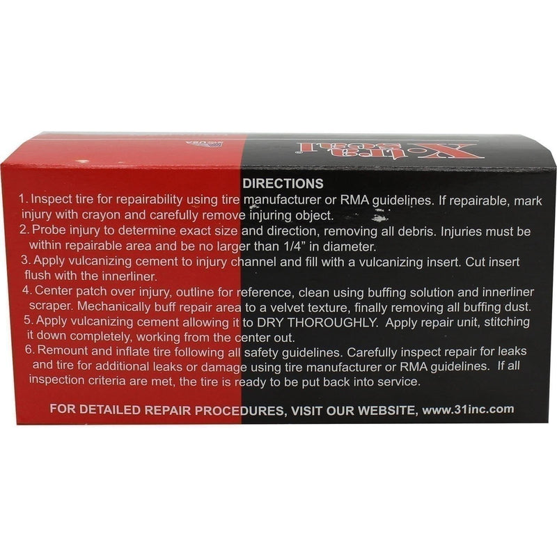 DURAFORCE Xtra Seal 11-311 2-1/4" Medium Square Tire Repair Patches Box of 50