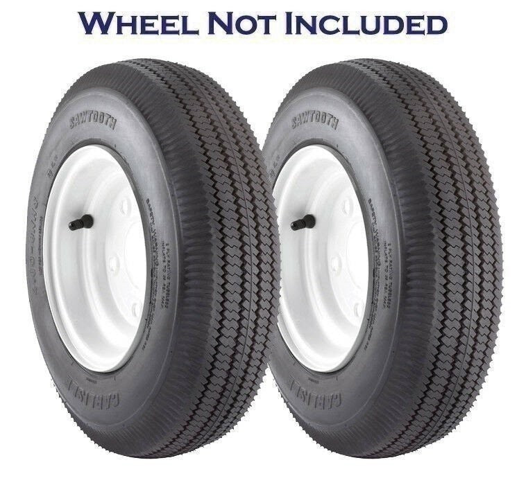 DURAFORCE Carlisle Sawtooth 4Ply Utility Tire 4.10-4 Pack of 2 Durable Tires