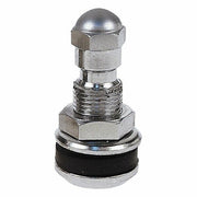 DURAFORCE Chrome Clamp-In Valve Stem GR-5991B for .453 & .625 Holes, Pack of 4