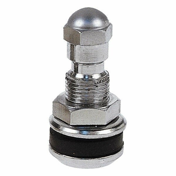 DURAFORCE Chrome Clamp-In Valve Stem GR-5991B for .453 & .625 Holes, Pack of 4