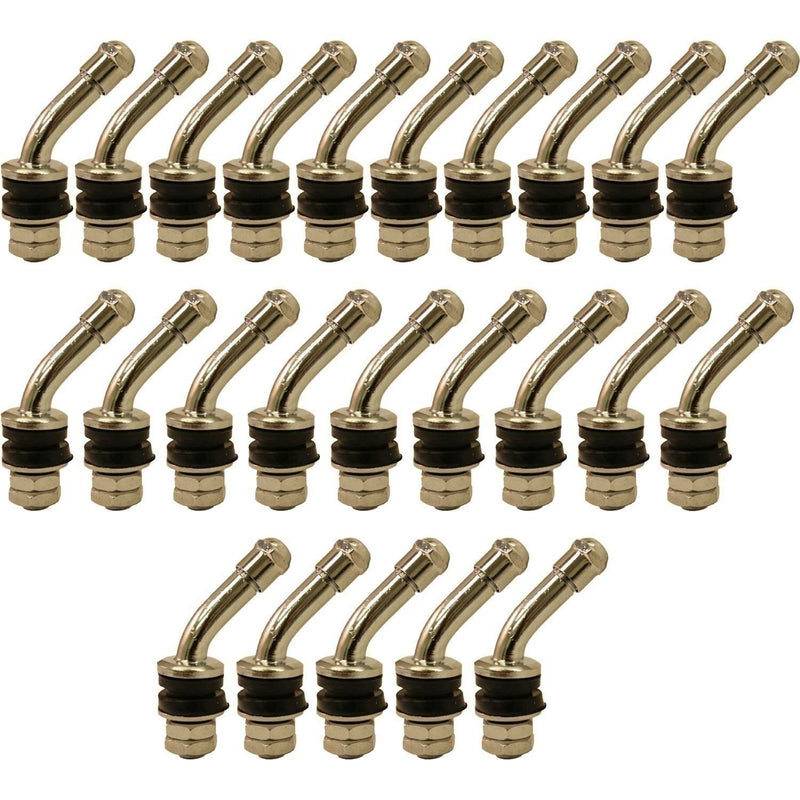 DURAFORCE TV6020 Einky 45° Chrome Valve Stem High Performance Pack of 25