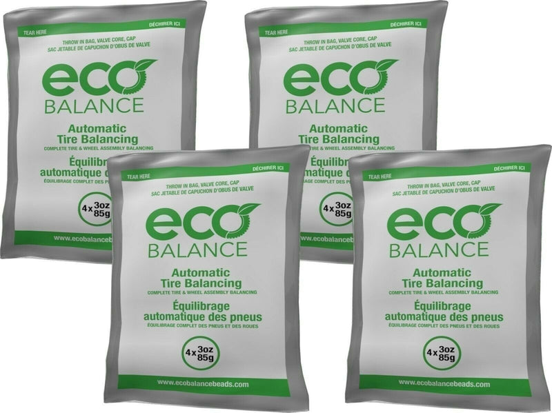 DURAFORCE ECO Balance 03EB Tire Balancing Beads 3oz Pack of 4 for Smooth Ride