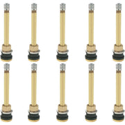 DURAFORCE TR571 3-3/8" Brass Tubeless Truck Tire Valve Stem Clamp Pack of 10