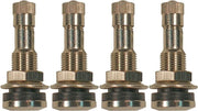 DURAFORCE Dill VS-902CR Nickel Plated Brass Bolt-In Valve Stem 1-1/4" Pack of 4