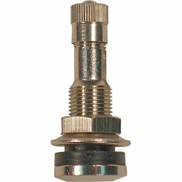 DURAFORCE Dill VS-902CR Nickel Plated Brass Bolt-In Valve Stem 1-1/4" Pack of 4