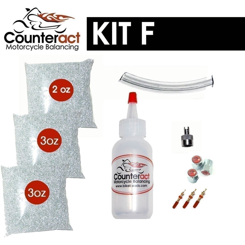 DURAFORCE Counteract Motorcycle Balance Beads DIY Kit with 2oz & 3oz Bags