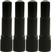 DURAFORCE Dill 688P 1-1/4" Nylon Valve Extensions Pack of 4 - Durable Tire Accessories