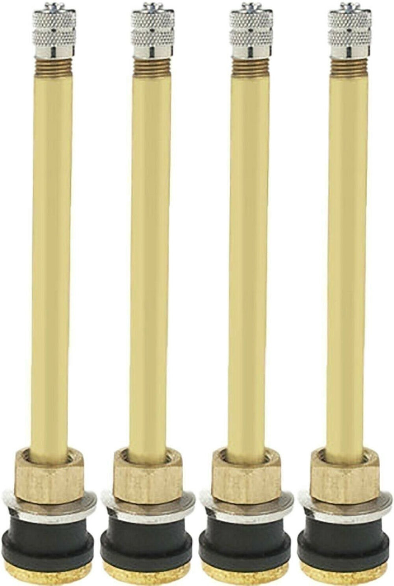 DURAFORCE Dill TR573 4-3/8" Brass Tubeless Truck Valve Stem (.625) Pack of 4