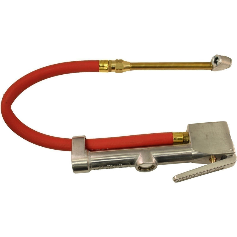 DURAFORCE Milton S-506 Dual Head Tire Inflator Gauge 10-160 PSI with 15" Hose