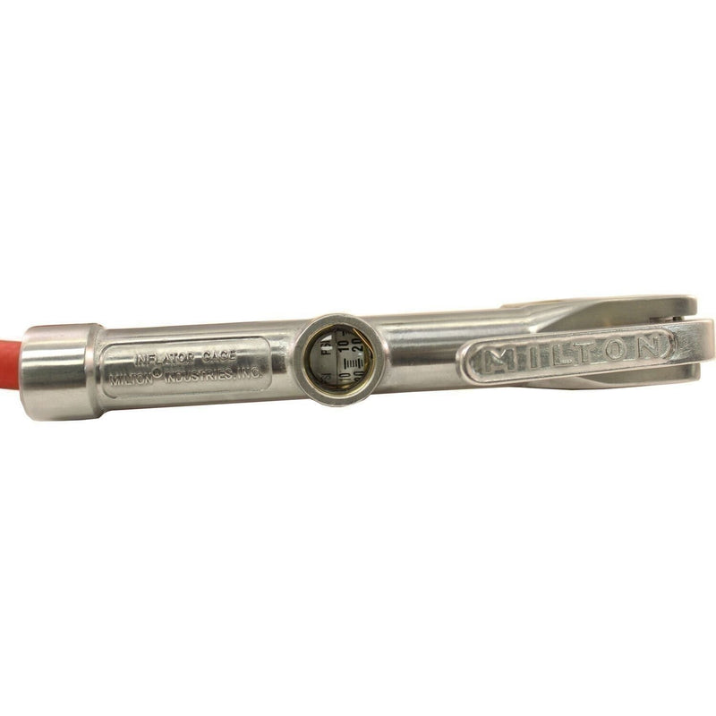 DURAFORCE Milton S-506 Dual Head Tire Inflator Gauge 10-160 PSI with 15" Hose