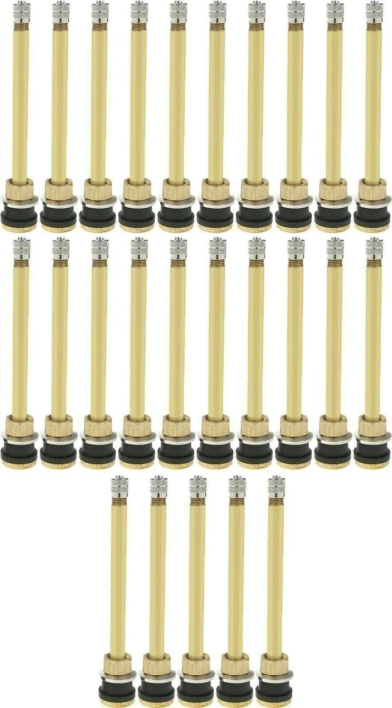 DURAFORCE Dill TR573 4-3/8" Brass Tubeless Truck Valve Stem (.625) Pack of 25