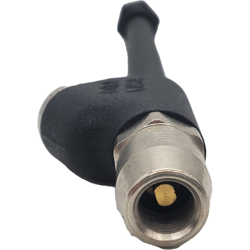 DURAFORCE Dill 6175-USA 7" Dual Foot Lock-On Air Chuck 30° Reverse Angle Black