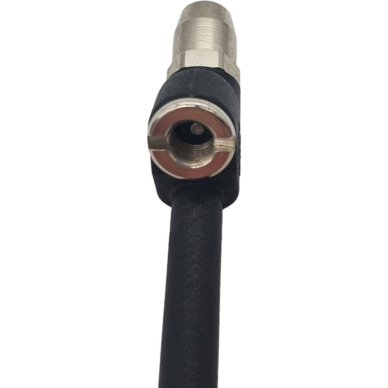 DURAFORCE Dill 6175-USA 7" Dual Foot Lock-On Air Chuck 30° Reverse Angle Black