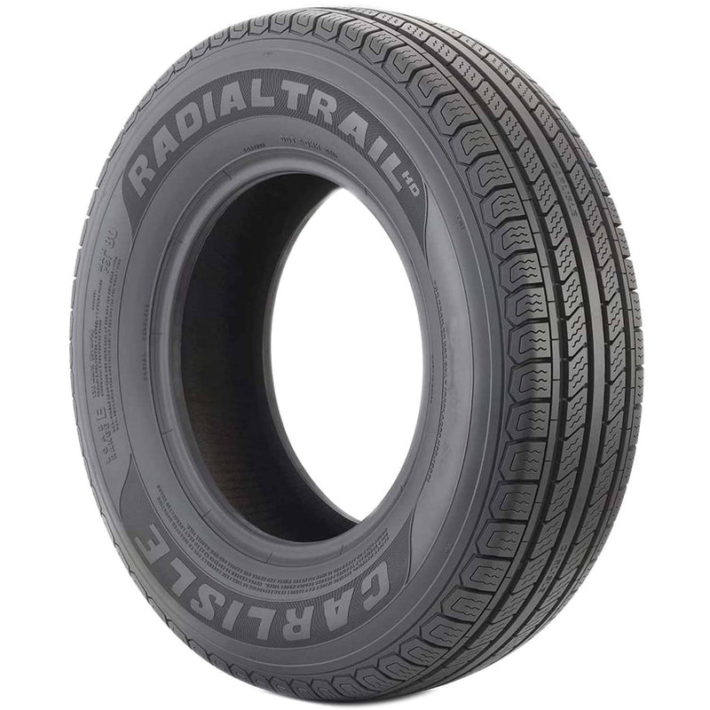 DURAFORCE Carlisle Radial Trail HD Trailer Tire ST175/80R13 6ply LRC Pack of 2