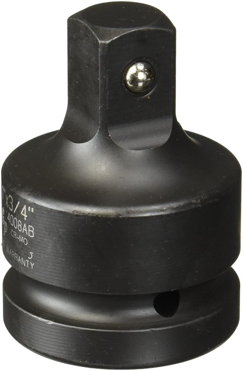 DURAFORCE Grey Pneumatic 4008AB 1" Drive 3/4" Impact Adapter with Friction Ball