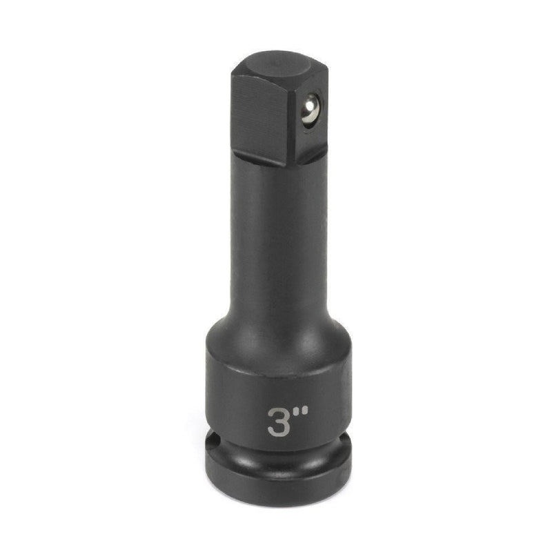 DURAFORCE Grey Pneumatic 2243E 1/2" Drive 3" Impact Extension with Friction Ball