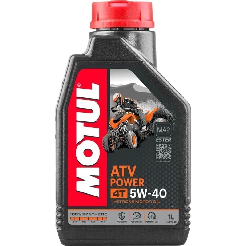 DURAFORCE Motul Power 4T 5W40 Synthetic ATV Motor Oil 1L - High Performance
