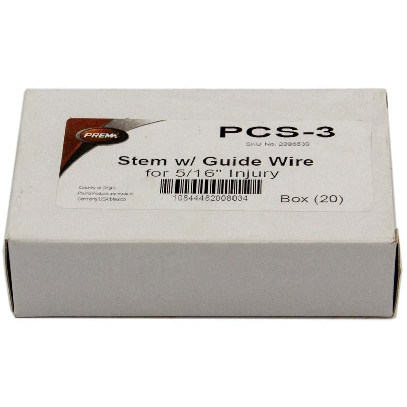 DURAFORCE Prema PCS-3 5/16" Tire Plugs with Wire Box - Pack of 20