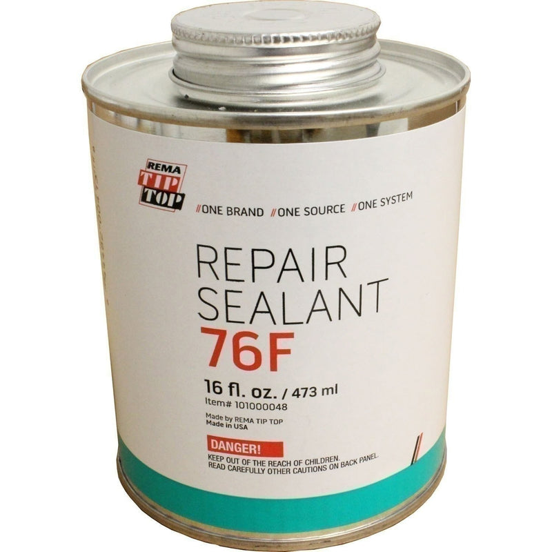 DURAFORCE REMA TIP TOP 76F Repair Sealant 16oz with Brush Cap - Durable Tire Fix