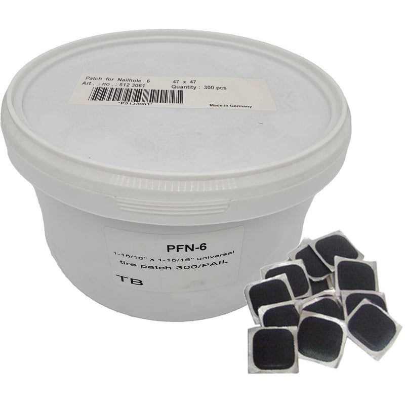 DURAFORCE REMA TIP TOP PFN-6 Universal Tire Patch 1-15/16" x 1-15/16" Pail of 300