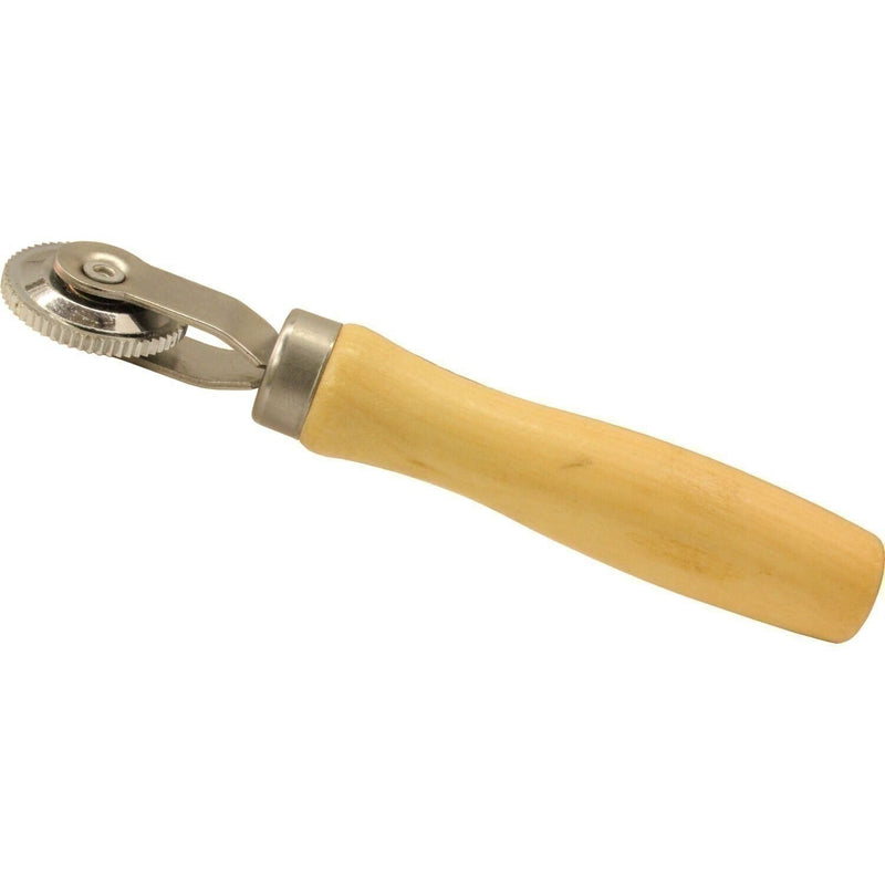 DURAFORCE Economy Wood Handle Patch Stitcher 1.5" x 1/8" Leather Craft Tool