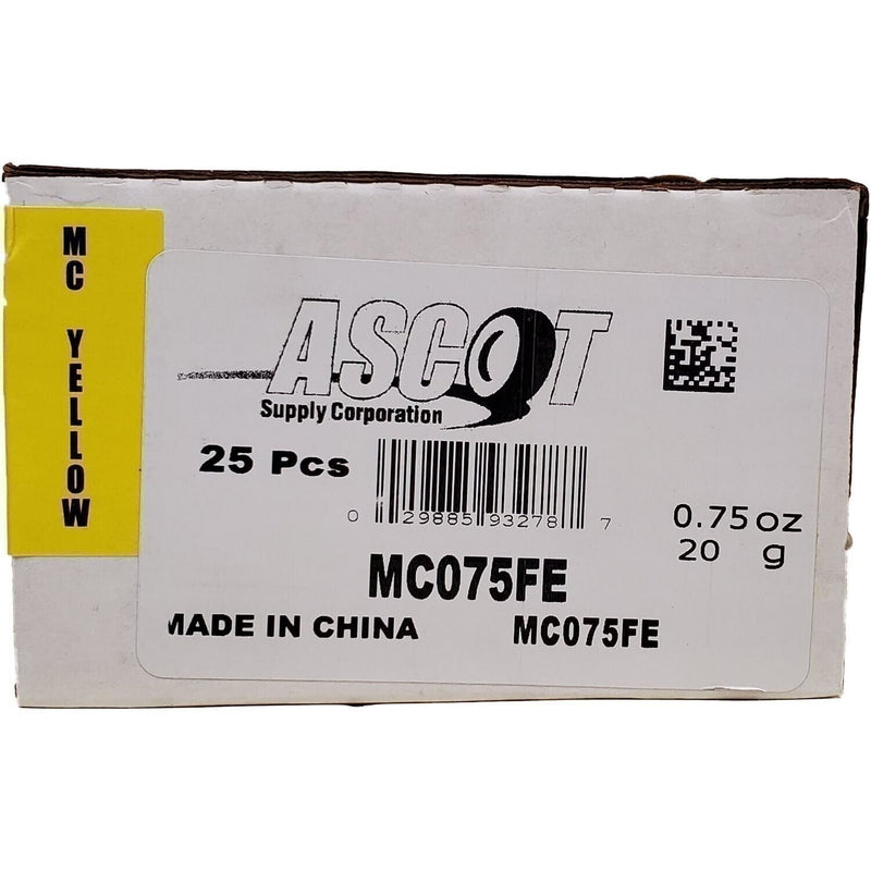 DURAFORCE Perfect Equipment MC075FE 0.75oz Coated Steel Wheel Weights - Box of 25