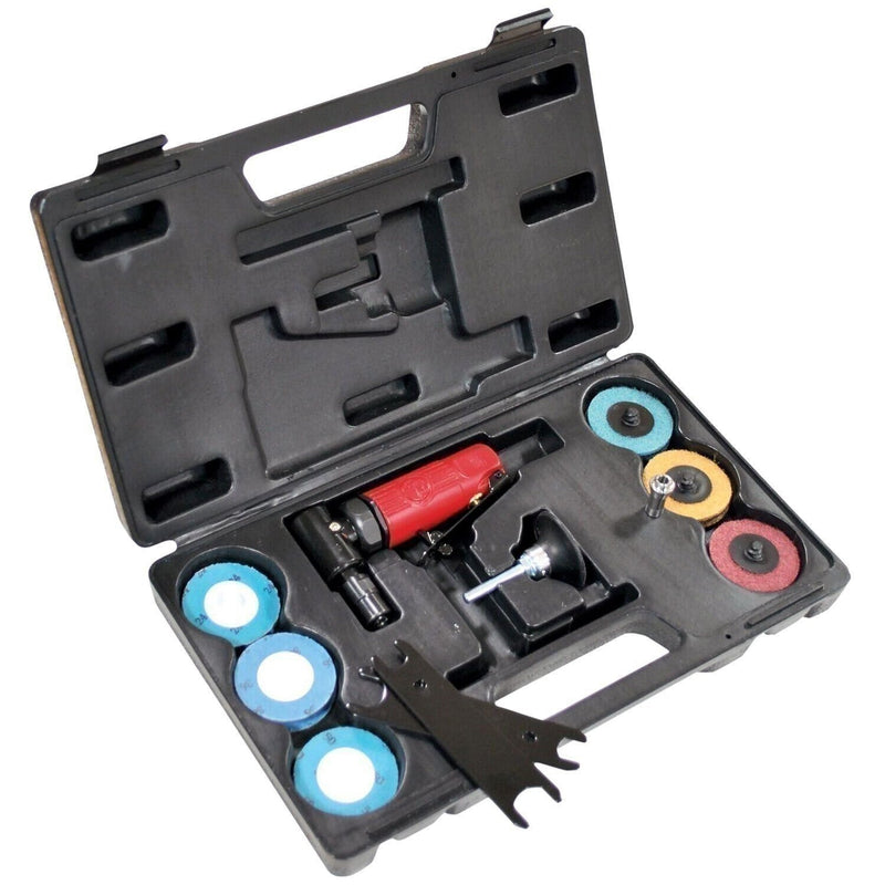 DURAFORCE Chicago Pneumatic CP875K Mini Air Angle Die Grinder Kit 22500 RPM