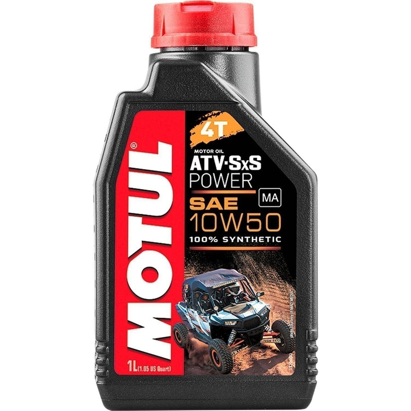 DURAFORCE Motul ATV-SXS 4T Synthetic Motor Oil 10W50 1L High Performance Lubricant