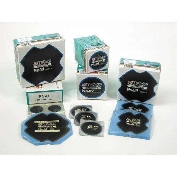 DURAFORCE REMA TIP TOP PN-0 Round Bias Ply Tire Repair Patch 1-9/16" 1-Ply Box 50