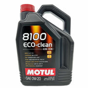 DURAFORCE Motul 8100 ECO-CLEAN 0W-20 Motor Oil 5L - Synthetic Engine Oil