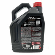 DURAFORCE Motul 8100 ECO-CLEAN 0W-20 Motor Oil 5L - Synthetic Engine Oil