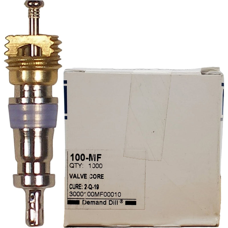 DURAFORCE Dill 100-MF Valve Core Box of 1000 - High Quality Tire Valve Cores
