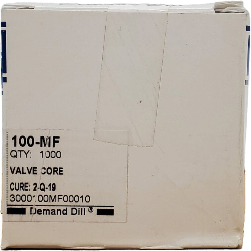 DURAFORCE Dill 100-MF Valve Core Box of 1000 - High Quality Tire Valve Cores