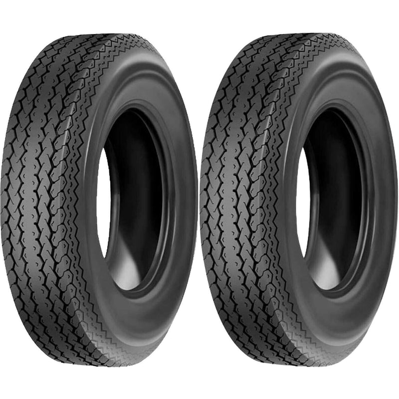 DURAFORCE Deestone D901 5.30-12 Trailer Tires LRC 6 Ply Pack of 2