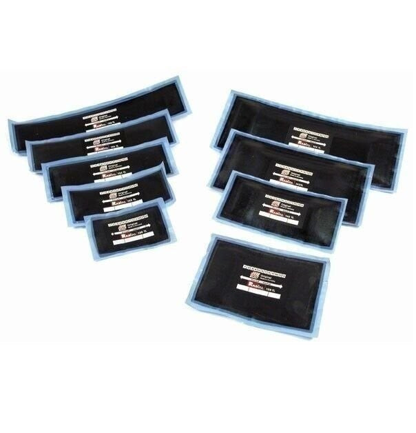 DURAFORCE REMA TIP TOP RAD-186 Radial Tire Repair Patch 13.5"x9.75" 2-Ply Box of 5