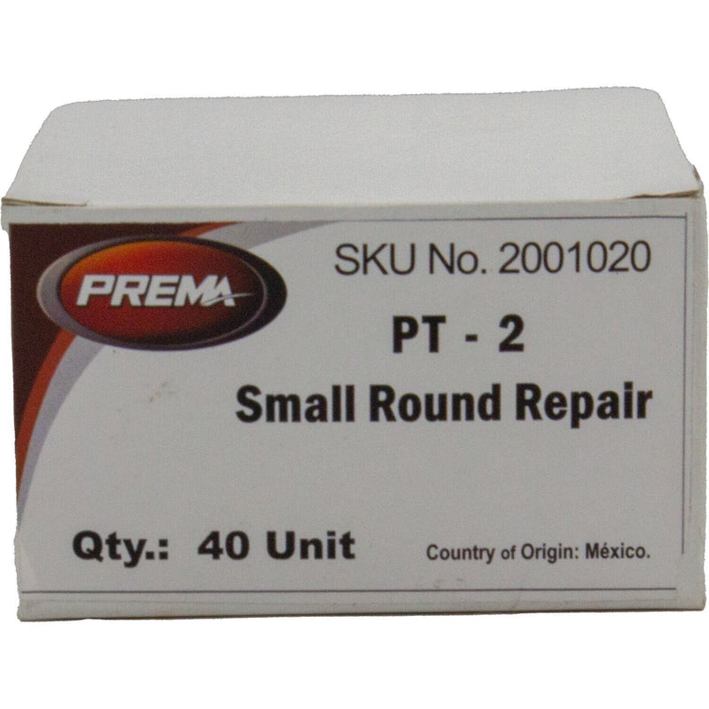 DURAFORCE Prema PT-2 Small Round Tube Patch 1-3/4" Box of 40 Patches