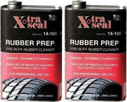 DURAFORCE Xtra Seal 14-100 Rubber Prep Liquid Tire Cleaner 32oz Pack of 2 Pre Buff