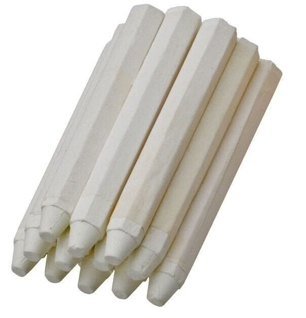DURAFORCE REMA TIP TOP 62W White Rubbermark Marking Crayons Box of 12