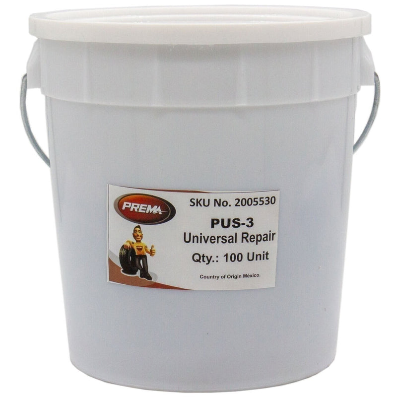 DURAFORCE Prema PUS-3 2-1/4" Square Universal Tire Patch Tub of 100