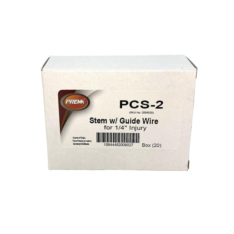 DURAFORCE Prema PCS-2 1/4" Tire Plugs with Wire, Box of 20 - Durable Repair Kit