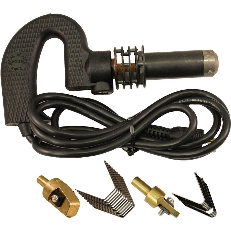DURAFORCE Ideal Tire Groover Regroover #125 with #4 & #10 Heads and Blades Set