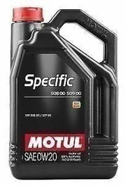 DURAFORCE Motul 0W20 Synthetic Motor Oil 5L - Specific 508 00 509 00 Engine Oil
