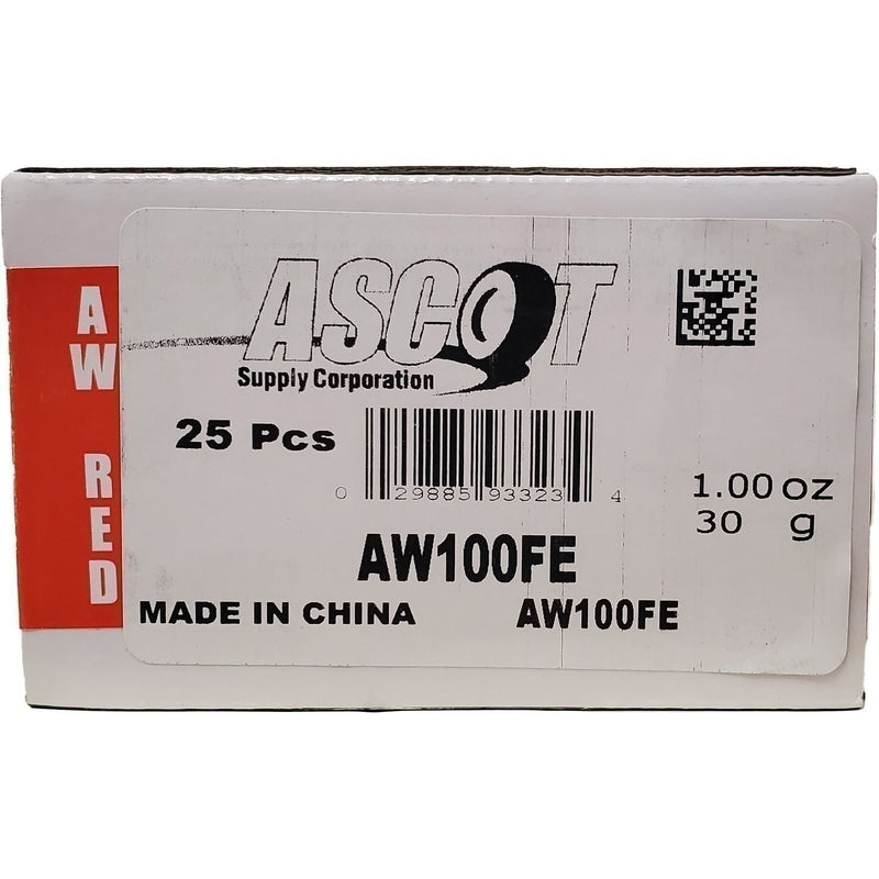DURAFORCE Perfect Equipment AW100FE 1oz Coated Steel Wheel Weights - Box of 25