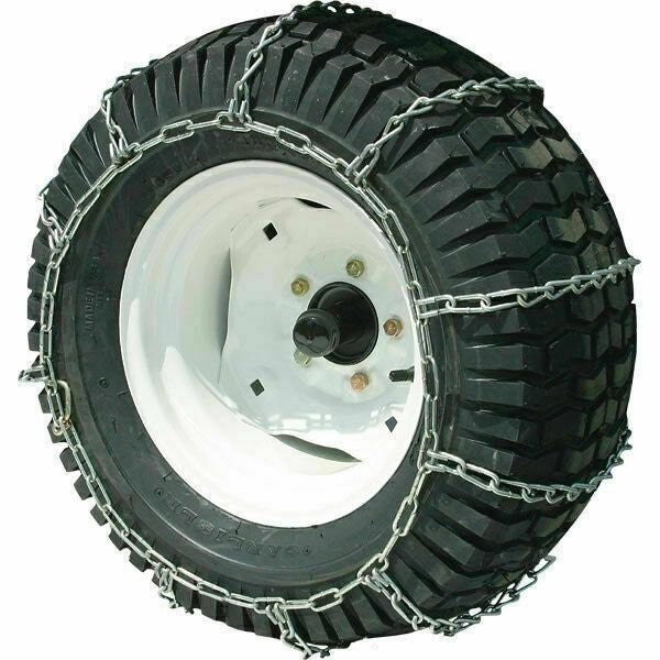 DURAFORCE Peerless Max Trac 4-Link Snowblower Tire Chains 23x10.50-12 22x11.00-8